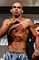 LONDON, ENGLAND - FEBRUARY 15:  Renan Barao weighs in during the UFC weigh-in on February 15, 2013 at Wembley Arena in London, England.  (Photo by Josh Hedges/Zuffa LLC/Zuffa LLC via Getty Images)