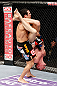 LONDON, ENGLAND - FEBRUARY 16:  (R-L) Paul Sass attempts an arm bar submission against Danny Castillo in their lightweight fight during the UFC on Fuel TV event on February 16, 2013 at Wembley Arena in London, England.  (Photo by Josh Hedges/Zuffa LLC/Zuffa LLC via Getty Images)