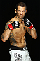 LONDON, ENGLAND - FEBRUARY 16:  Vaughan Lee poses for a portrait after his victory over Motonobu Tezuka during the UFC on Fuel TV event on February 16, 2013 at Wembley Arena in London, England.  (Photo by Mike Roach/Zuffa LLC/Zuffa LLC via Getty Images)