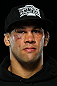 LONDON, ENGLAND - FEBRUARY 16:  James Te Huna poses for a portrait after his victory over Ryan Jimmo during the UFC on Fuel TV event on February 16, 2013 at Wembley Arena in London, England.  (Photo by Mike Roach/Zuffa LLC/Zuffa LLC via Getty Images)