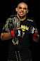 LONDON, ENGLAND - FEBRUARY 16:  UFC interim bantamweight champion Renan Barao poses for a portrait after his victory over Michael McDonald during the UFC on Fuel TV event on February 16, 2013 at Wembley Arena in London, England.  (Photo by Mike Roach/Zuffa LLC/Zuffa LLC via Getty Images)