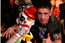LONDON, ENGLAND - FEBRUARY 16:  (L-R) TUF Smashes finalists Colin Fletcher and Norman Parke attend the UFC on Fuel TV event on February 16, 2013 at Wembley Arena in London, England.  (Photo by Josh Hedges/Zuffa LLC/Zuffa LLC via Getty Images)
