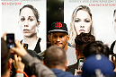 TORRANCE, CA - FEBRUARY 20:  Dan Henderson interacts with media at the UFC Gym on February 20, 2013 in Torrance, California.  (Photo by Josh Hedges/Zuffa LLC/Zuffa LLC via Getty Images)