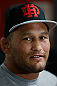 TORRANCE, CA - FEBRUARY 20:  Dan Henderson interacts with media at the UFC Gym on February 20, 2013 in Torrance, California.  (Photo by Josh Hedges/Zuffa LLC/Zuffa LLC via Getty Images)