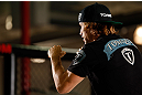 TORRANCE, CA - FEBRUARY 20:  Urijah Faber conducts an open training session for fans and media at the UFC Gym on February 20, 2013 in Torrance, California.  (Photo by Josh Hedges/Zuffa LLC/Zuffa LLC via Getty Images)