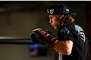 TORRANCE, CA - FEBRUARY 20:  Urijah Faber conducts an open training session for fans and media at the UFC Gym on February 20, 2013 in Torrance, California.  (Photo by Josh Hedges/Zuffa LLC/Zuffa LLC via Getty Images)