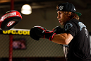 TORRANCE, CA - FEBRUARY 20:  Urijah Faber conducts an open training session for fans and media at the UFC Gym on February 20, 2013 in Torrance, California.  (Photo by Josh Hedges/Zuffa LLC/Zuffa LLC via Getty Images)