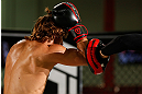 TORRANCE, CA - FEBRUARY 20:  Urijah Faber conducts an open training session for fans and media at the UFC Gym on February 20, 2013 in Torrance, California.  (Photo by Josh Hedges/Zuffa LLC/Zuffa LLC via Getty Images)