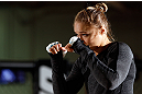 TORRANCE, CA - FEBRUARY 20:  Ronda Rousey conducts an open training session for fans and media at the UFC Gym on February 20, 2013 in Torrance, California.  (Photo by Josh Hedges/Zuffa LLC/Zuffa LLC via Getty Images)