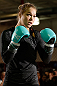 TORRANCE, CA - FEBRUARY 20:  Ronda Rousey conducts an open training session for fans and media at the UFC Gym on February 20, 2013 in Torrance, California.  (Photo by Josh Hedges/Zuffa LLC/Zuffa LLC via Getty Images)