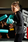 TORRANCE, CA - FEBRUARY 20:  Ronda Rousey conducts an open training session for fans and media at the UFC Gym on February 20, 2013 in Torrance, California.  (Photo by Josh Hedges/Zuffa LLC/Zuffa LLC via Getty Images)