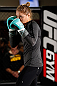 TORRANCE, CA - FEBRUARY 20:  Ronda Rousey conducts an open training session for fans and media at the UFC Gym on February 20, 2013 in Torrance, California.  (Photo by Josh Hedges/Zuffa LLC/Zuffa LLC via Getty Images)