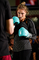 TORRANCE, CA - FEBRUARY 20:  Ronda Rousey conducts an open training session for fans and media at the UFC Gym on February 20, 2013 in Torrance, California.  (Photo by Josh Hedges/Zuffa LLC/Zuffa LLC via Getty Images)