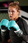 TORRANCE, CA - FEBRUARY 20:  Ronda Rousey conducts an open training session for fans and media at the UFC Gym on February 20, 2013 in Torrance, California.  (Photo by Josh Hedges/Zuffa LLC/Zuffa LLC via Getty Images)