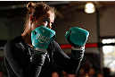 TORRANCE, CA - FEBRUARY 20:  Ronda Rousey conducts an open training session for fans and media at the UFC Gym on February 20, 2013 in Torrance, California.  (Photo by Josh Hedges/Zuffa LLC/Zuffa LLC via Getty Images)