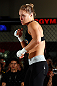 TORRANCE, CA - FEBRUARY 20:  Ronda Rousey conducts an open training session for fans and media at the UFC Gym on February 20, 2013 in Torrance, California.  (Photo by Josh Hedges/Zuffa LLC/Zuffa LLC via Getty Images)