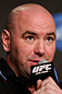 ANAHEIM, CA - FEBRUARY 21:  UFC President Dana White during a UFC pre-fight press conference at Honda Center on February 21, 2013 in Anaheim, California.  (Photo by Josh Hedges/Zuffa LLC/Zuffa LLC via Getty Images)