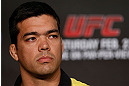 ANAHEIM, CA - FEBRUARY 21:  Lyoto Machida interacts with media during a UFC pre-fight press conference at Honda Center on February 21, 2013 in Anaheim, California.  (Photo by Josh Hedges/Zuffa LLC/Zuffa LLC via Getty Images)