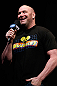 ANAHEIM, CA - FEBRUARY 22:  UFC President Dana White interacts with fans during a Q&A session before the UFC 157 weigh-in at Honda Center on February 22, 2013 in Anaheim, California.  (Photo by Josh Hedges/Zuffa LLC/Zuffa LLC via Getty Images)