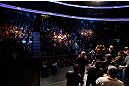 ANAHEIM, CA - FEBRUARY 22:  Liz Carmouche weighs in during the UFC 157 weigh-in at Honda Center on February 22, 2013 in Anaheim, California.  (Photo by Josh Hedges/Zuffa LLC/Zuffa LLC via Getty Images)