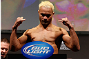 ANAHEIM, CA - FEBRUARY 22:  Josh Koscheck weighs in during the UFC 157 weigh-in at Honda Center on February 22, 2013 in Anaheim, California.  (Photo by Josh Hedges/Zuffa LLC/Zuffa LLC via Getty Images)