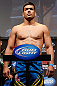 ANAHEIM, CA - FEBRUARY 22:  Lyoto Machida weighs in during the UFC 157 weigh-in at Honda Center on February 22, 2013 in Anaheim, California.  (Photo by Josh Hedges/Zuffa LLC/Zuffa LLC via Getty Images)