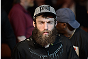 ANAHEIM, CA - FEBRUARY 23:  Michael Chiesa prepares to face Anton Kuivanen in their lightweight bout during UFC 157 at Honda Center on February 23, 2013 in Anaheim, California.  (Photo by Donald Miralle/Zuffa LLC/Zuffa LLC via Getty Images) *** Local Caption *** Michael Chiesa; Anton Kuivanen