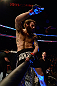 ANAHEIM, CA - FEBRUARY 23:  Michael Chiesa reacts to his victory over Anton Kuivanen in their lightweight bout during UFC 157 at Honda Center on February 23, 2013 in Anaheim, California.  (Photo by Donald Miralle/Zuffa LLC/Zuffa LLC via Getty Images) *** Local Caption *** Michael Chiesa; Anton Kuivanen