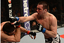 ANAHEIM, CA - FEBRUARY 23:  (R-L) Josh Neer punches Court McGee in their welterweight bout during UFC 157 at Honda Center on February 23, 2013 in Anaheim, California.  (Photo by Donald Miralle/Zuffa LLC/Zuffa LLC via Getty Images) *** Local Caption *** Court McGee; Josh Neer
