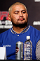 TOKYO, JAPAN - FEBRUARY 28: Mark Hunt interacts with media during a UFC press conference at the Hilton Sjinjuku Hotel on February 28, 2013 in Tokyo, Japan. (Photo by Josh Hedges/Zuffa LLC/Zuffa LLC via Getty Images)