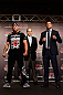 TOKYO, JAPAN - FEBRUARY 28: (L-R) Opponents Wanderlei Silva and Brian Stann pose for photos during a UFC press conference at the Hilton Sjinjuku Hotel on February 28, 2013 in Tokyo, Japan. (Photo by Josh Hedges/Zuffa LLC/Zuffa LLC via Getty Images)