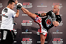 TOKYO, JAPAN - FEBRUARY 28: Wanderlei Silva holds an open training session for media at the Hilton Sjinjuku Hotel on February 28, 2013 in Tokyo, Japan. (Photo by Josh Hedges/Zuffa LLC/Zuffa LLC via Getty Images)