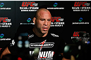 TOKYO, JAPAN - FEBRUARY 28: Wanderlei Silva talks with media after an open training session at the Hilton Sjinjuku Hotel on February 28, 2013 in Tokyo, Japan. (Photo by Josh Hedges/Zuffa LLC/Zuffa LLC via Getty Images)