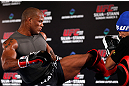TOKYO, JAPAN - FEBRUARY 28: Hector Lombard holds an open training session for media at the Hilton Sjinjuku Hotel on February 28, 2013 in Tokyo, Japan. (Photo by Josh Hedges/Zuffa LLC/Zuffa LLC via Getty Images)