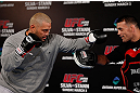 TOKYO, JAPAN - FEBRUARY 28: Mark Hunt holds an open training session for media at the Hilton Sjinjuku Hotel on February 28, 2013 in Tokyo, Japan. (Photo by Josh Hedges/Zuffa LLC/Zuffa LLC via Getty Images)