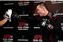 TOKYO, JAPAN - FEBRUARY 28: Yushin Okami holds an open training session for media at the Hilton Sjinjuku Hotel on February 28, 2013 in Tokyo, Japan. (Photo by Josh Hedges/Zuffa LLC/Zuffa LLC via Getty Images)