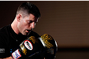 TOKYO, JAPAN - FEBRUARY 28: Brian Stann holds an open training session for media at the Hilton Sjinjuku Hotel on February 28, 2013 in Tokyo, Japan. (Photo by Josh Hedges/Zuffa LLC/Zuffa LLC via Getty Images)