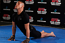TOKYO, JAPAN - FEBRUARY 28: Diego Sanchez holds an open training session for media at the Hilton Sjinjuku Hotel on February 28, 2013 in Tokyo, Japan. (Photo by Josh Hedges/Zuffa LLC/Zuffa LLC via Getty Images)