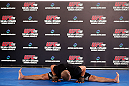 TOKYO, JAPAN - FEBRUARY 28: Diego Sanchez holds an open training session for media at the Hilton Sjinjuku Hotel on February 28, 2013 in Tokyo, Japan. (Photo by Josh Hedges/Zuffa LLC/Zuffa LLC via Getty Images)