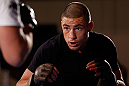 TOKYO, JAPAN - FEBRUARY 28: Diego Sanchez holds an open training session for media at the Hilton Sjinjuku Hotel on February 28, 2013 in Tokyo, Japan. (Photo by Josh Hedges/Zuffa LLC/Zuffa LLC via Getty Images)