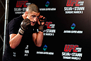 TOKYO, JAPAN - FEBRUARY 28: Diego Sanchez holds an open training session for media at the Hilton Sjinjuku Hotel on February 28, 2013 in Tokyo, Japan. (Photo by Josh Hedges/Zuffa LLC/Zuffa LLC via Getty Images)