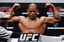 SAITAMA, JAPAN - MARCH 02: Hector Lombard weighs in during the UFC on FUEL TV weigh-in at Saitama Super Arena on March 2, 2013 in Saitama, Japan. (Photo by Josh Hedges/Zuffa LLC/Zuffa LLC via Getty Images)