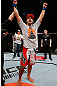 SAITAMA, JAPAN - MARCH 03:  Brad Tavares reacts after defeating Riki Fukuda in their middleweight fight during the UFC on FUEL TV event at Saitama Super Arena on March 3, 2013 in Saitama, Japan.  (Photo by Josh Hedges/Zuffa LLC/Zuffa LLC via Getty Images)