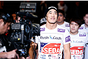 SAITAMA, JAPAN - MARCH 03:  Dong Hyun Kim enters the arena before his welterweight fight against Siyar Bahadurzada during the UFC on FUEL TV event at Saitama Super Arena on March 3, 2013 in Saitama, Japan.  (Photo by Josh Hedges/Zuffa LLC/Zuffa LLC via Getty Images)