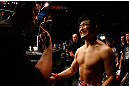 SAITAMA, JAPAN - MARCH 03:  Takanori Gomi prepares to enter the Octagon before his lightweight fight against Diego Sanchez during the UFC on FUEL TV event at Saitama Super Arena on March 3, 2013 in Saitama, Japan.  (Photo by Josh Hedges/Zuffa LLC/Zuffa LLC via Getty Images)