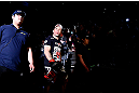 SAITAMA, JAPAN - MARCH 03:  Wanderlei Silva enters the arena before his light heavyweight fight against Brian Stann during the UFC on FUEL TV event at Saitama Super Arena on March 3, 2013 in Saitama, Japan.  (Photo by Josh Hedges/Zuffa LLC/Zuffa LLC via Getty Images)