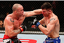 SAITAMA, JAPAN - MARCH 03:  (L-R) Wanderlei Silva defeats Brian Stann by knockout in their light heavyweight fight during the UFC on FUEL TV event at Saitama Super Arena on March 3, 2013 in Saitama, Japan.  (Photo by Josh Hedges/Zuffa LLC/Zuffa LLC via Getty Images)