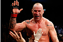 SAITAMA, JAPAN - MARCH 03:  Wanderlei Silva reacts after knocking out Brian Stann in their light heavyweight fight during the UFC on FUEL TV event at Saitama Super Arena on March 3, 2013 in Saitama, Japan.  (Photo by Josh Hedges/Zuffa LLC/Zuffa LLC via Getty Images)