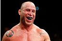 SAITAMA, JAPAN - MARCH 03:  Wanderlei Silva reacts after knocking out Brian Stann in their light heavyweight fight during the UFC on FUEL TV event at Saitama Super Arena on March 3, 2013 in Saitama, Japan.  (Photo by Josh Hedges/Zuffa LLC/Zuffa LLC via Getty Images)