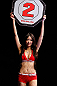 SAITAMA, JAPAN - MARCH 03:  UFC Octagon Girl Azusa Nishigaki introduces a round during the UFC on FUEL TV event at Saitama Super Arena on March 3, 2013 in Saitama, Japan.  (Photo by Josh Hedges/Zuffa LLC/Zuffa LLC via Getty Images)